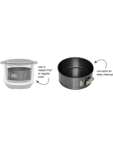 Sartén desmoldable Instant Pot 19 cm antiadherente para pasteles