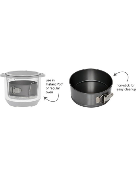Sartén desmoldable Instant Pot 19 cm antiadherente para pasteles