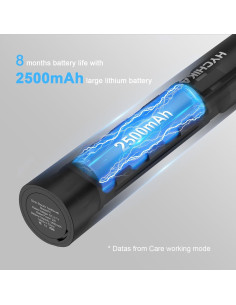 Cepillo de Dientes Eléctrico HYCHIKA P2 Negro, 240 Días Batería 2