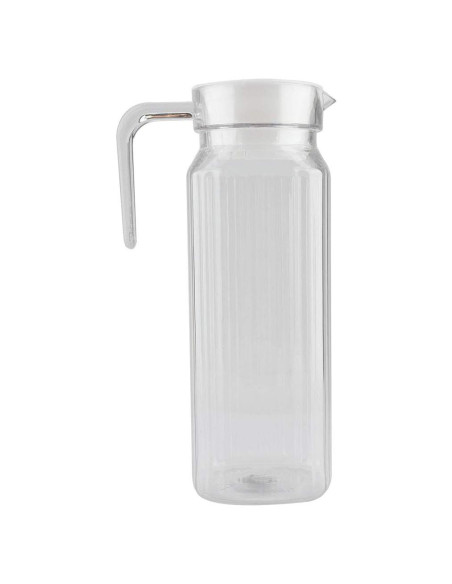 Jarra Acrílica Tbest 1100ml Transparente con Tapa