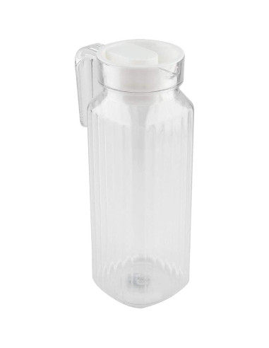 Jarra Acrílica Tbest 1100ml Transparente con Tapa