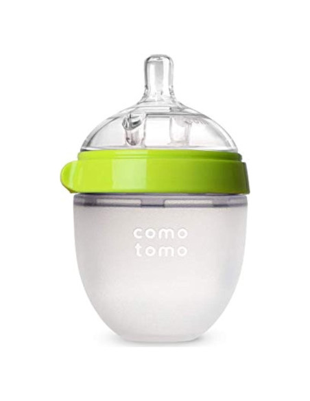 Biberón Anti-Cólicos Comotomo 150ml Verde Silicona