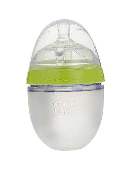 Biberón Anti-Cólicos Comotomo 150ml Verde Silicona
