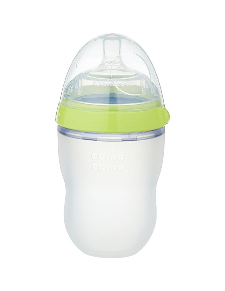 Biberón Anti-Cólicos Comotomo 150ml Verde Silicona