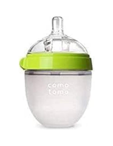 Biberón Anti-Cólicos Comotomo 150ml Verde Silicona