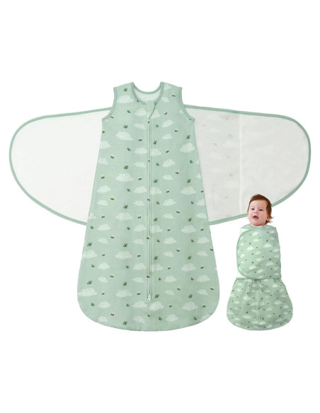 Saco de Sueño Bebé LILBESTIE 0-6 Meses 100% Algodón 1.0 Tog