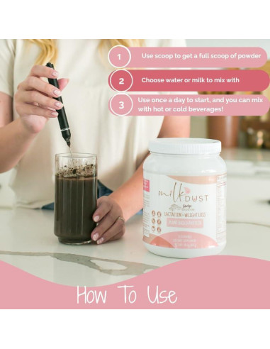 Polvo de Proteína Vegano Milk Dust 660g - Lactancia Chocolate