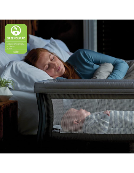 Cuna Portátil Chicco LullaGo Anywhere, Ligera y Compacta