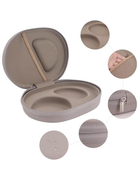 Funda Dura para Auriculares Bose QuietComfort Ultra - Humo Blanco