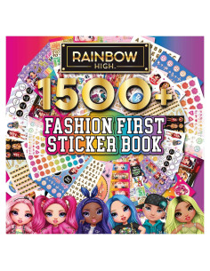 Libro de Stickers Rainbow High 1500+ Piezas 43 Hojas