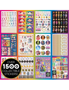 Libro de Stickers Rainbow High 1500+ Piezas 43 Hojas 2