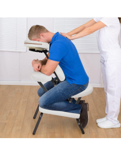 Silla de Masaje Plegable BestMassage con Reposacabezas Ajustable 2