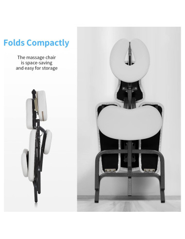 Silla de Masaje Plegable BestMassage con Reposacabezas Ajustable