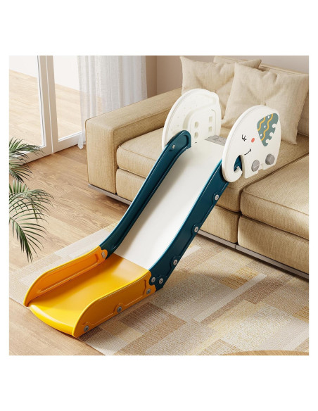 Deslizamiento de Sofá Babytronic Verde y Amarillo Ajustable