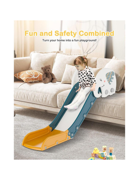 Deslizamiento de Sofá Babytronic Verde y Amarillo Ajustable