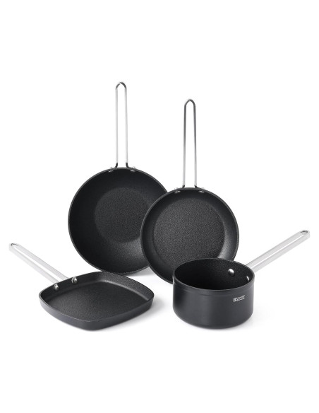 Juego de Sartenes y Ollas Antiadherentes EL ROCK 4 Piezas