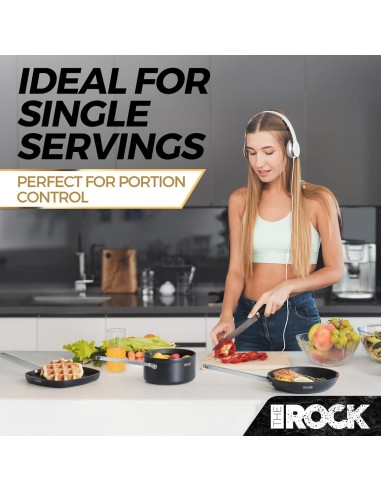 Juego de Sartenes y Ollas Antiadherentes EL ROCK 4 Piezas