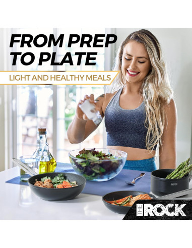 Juego de Sartenes y Ollas Antiadherentes EL ROCK 4 Piezas