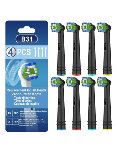 Cabezas de cepillo de dientes BKIX para Oral B - 8 unidades