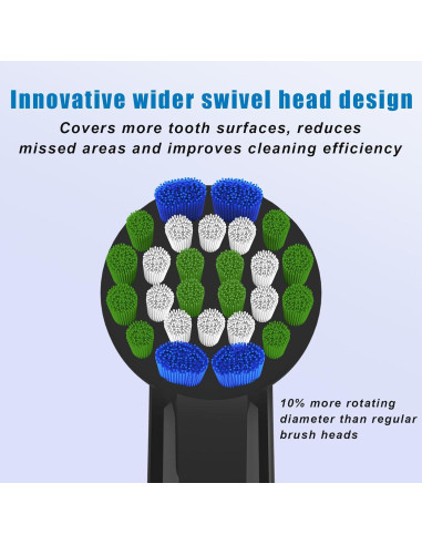 Cabezas de cepillo de dientes BKIX para Oral B - 8 unidades