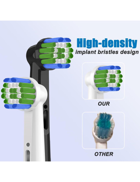 Cabezas de cepillo de dientes BKIX para Oral B - 8 unidades