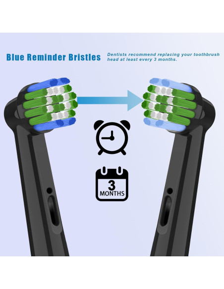 Cabezas de cepillo de dientes BKIX para Oral B - 8 unidades