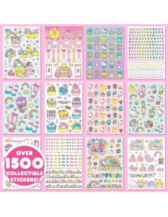 Libro de Stickers Hello Kitty 1500+ Kawaii 43 Hojas 2