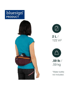 Cinturón Lumbar Osprey Savu 2L Unisex para Ciclismo Negro 2