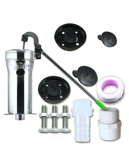 Bomba de Agua Manual Kunghei de Acero Inoxidable 8m