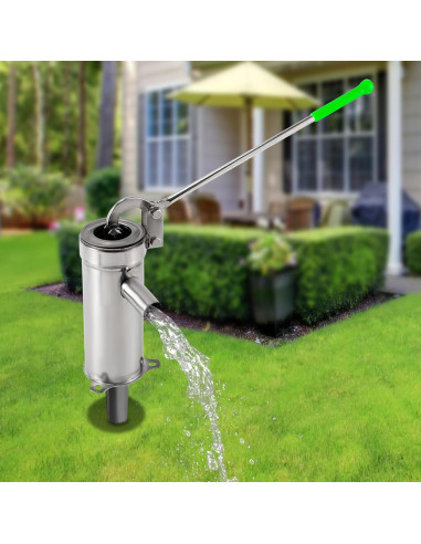 Bomba de Agua Manual Kunghei de Acero Inoxidable 8m