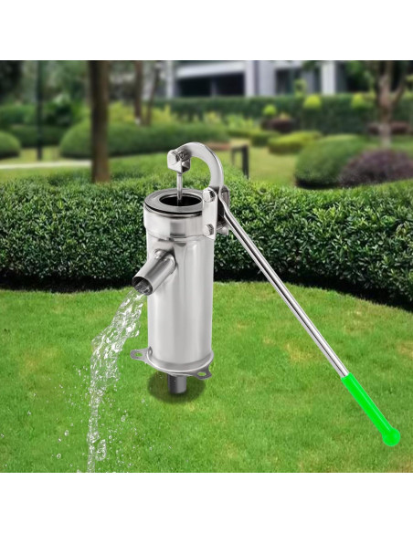 Bomba de Agua Manual Kunghei de Acero Inoxidable 8m