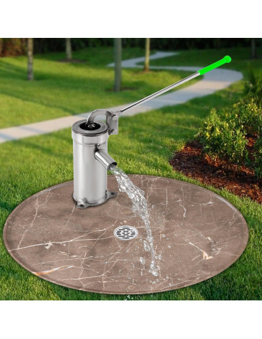 Bomba de Agua Manual Kunghei de Acero Inoxidable 8m