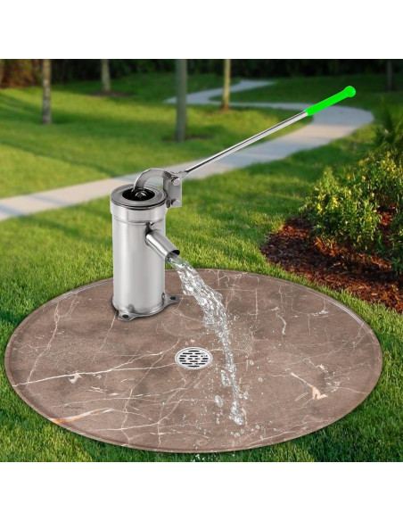 Bomba de Agua Manual Kunghei de Acero Inoxidable 8m