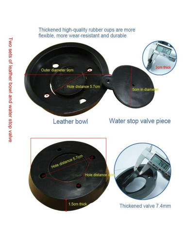 Bomba de Agua Manual Kunghei de Acero Inoxidable 8m