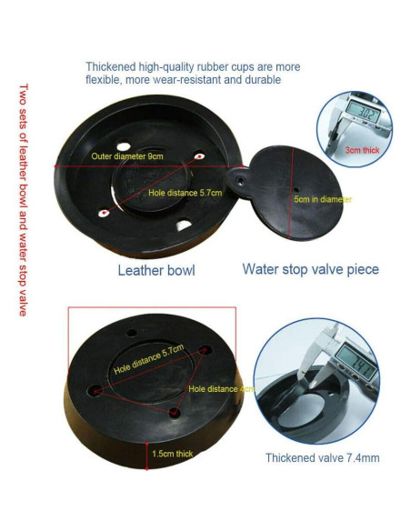 Bomba de Agua Manual Kunghei de Acero Inoxidable 8m
