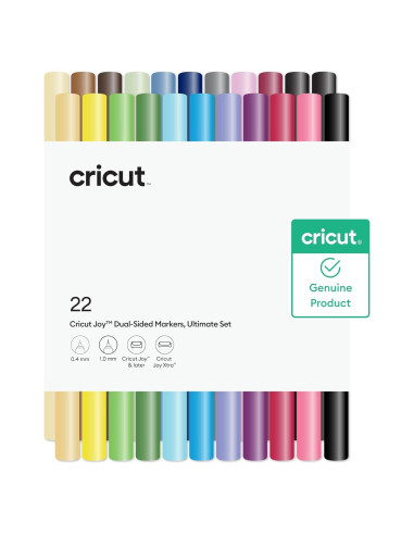 Marcadores de Doble Cara Cricut Joy - Set de 22 Unidades
