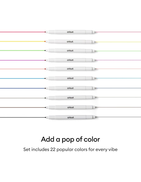 Marcadores de Doble Cara Cricut Joy - Set de 22 Unidades