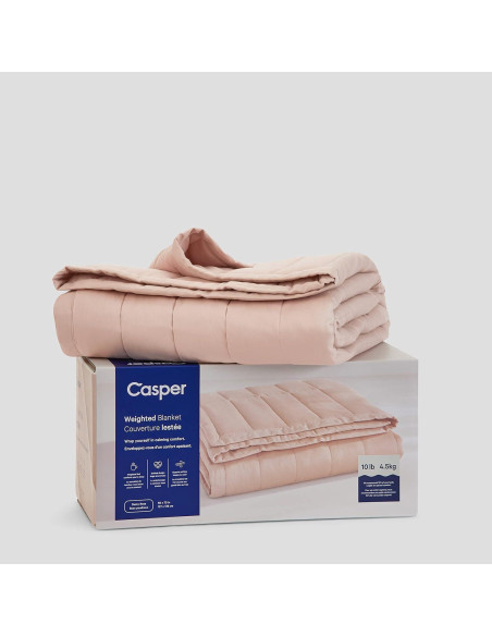 Manta con peso Casper Sleep 6.8 kg Rosa Polvoriento