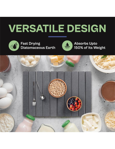 Alfombrilla de Secado de Platos TAZ USA 61x41 cm Ecológica