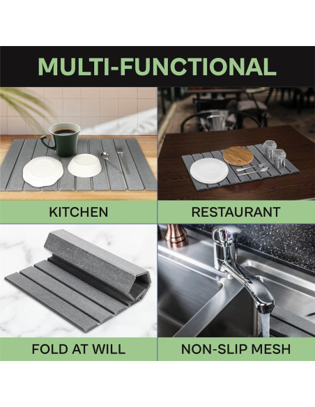 Alfombrilla de Secado de Platos TAZ USA 61x41 cm Ecológica