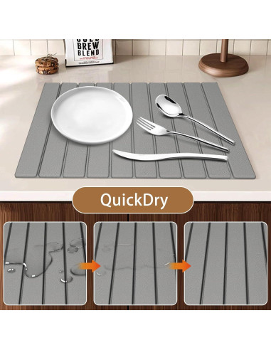 Alfombrilla de Secado de Piedra DNIEBW 61x41cm Antideslizante