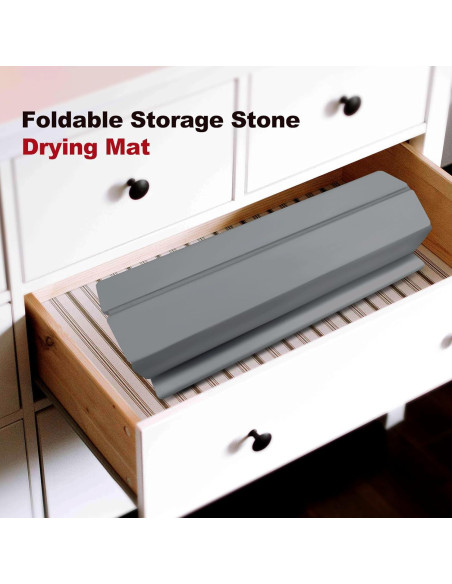 Alfombrilla de Secado de Piedra DNIEBW 61x41cm Antideslizante