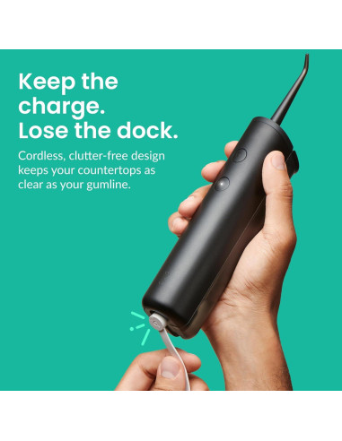 Irrigador de Agua Inalámbrico Quip con Punta Rotativa 360