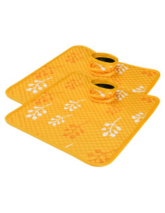 Protector de Asiento de Coche Babepets Amarillo 2 Pcs Impermeable