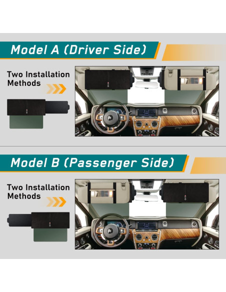 Extensor de Visor de Sol Ploreway PW-SV04P Polarizado UV