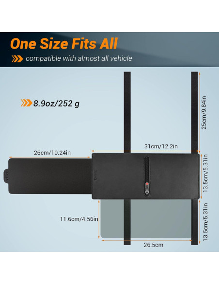 Extensor de Visor de Sol Ploreway PW-SV04P Polarizado UV