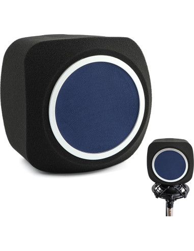 Escudo de Aislamiento para Micrófono Loyanger - Filtro de Ruido Azul