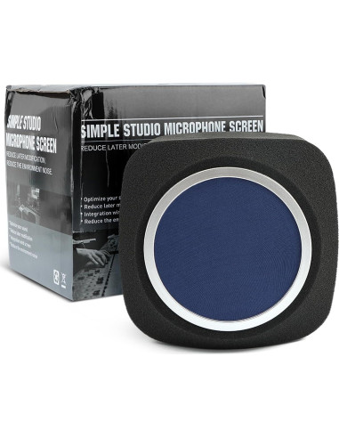 Escudo de Aislamiento para Micrófono Loyanger - Filtro de Ruido Azul