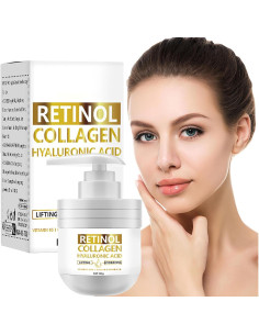 Crema Facial Antienvejecimiento HWM con Retinol y Colágeno 103.5 ml 2