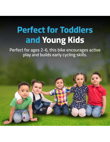 Bicicleta de Equilibrio Epsilon Azul para Niños 2-6 Años